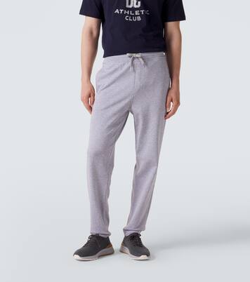 Cotton-blend jersey sweatpants | Brunello Cucinelli