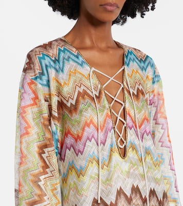Zigzag beach cover-up | Missoni