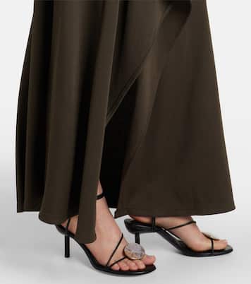 Verzierter Maxirock Occhio aus Jersey | Christopher Esber