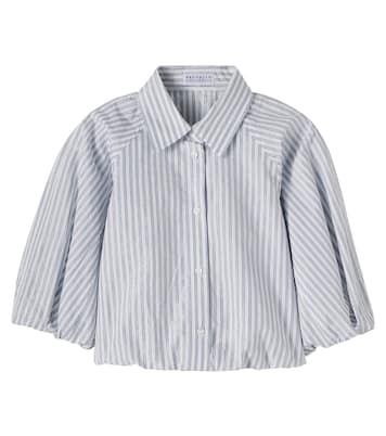 Hemd aus einem Baumwollgemisch | Brunello Cucinelli Kids