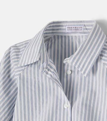 Hemd aus einem Baumwollgemisch | Brunello Cucinelli Kids