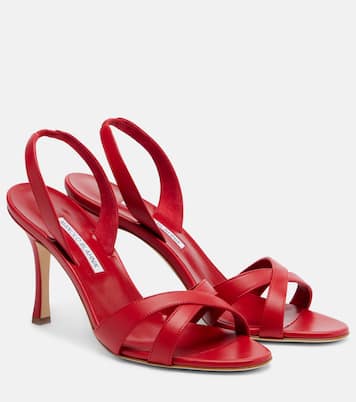 Callasli leather slingback sandals | Manolo Blahnik