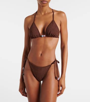 Gina embellished bikini | Hunza G
