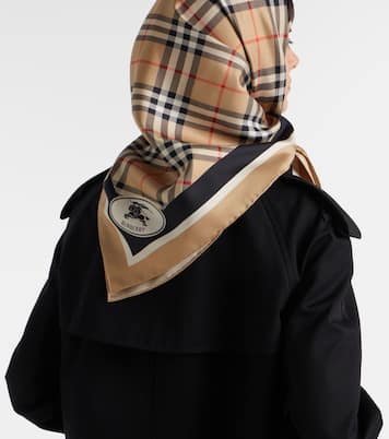 Tuch Burberry Check aus Seiden-Twill | Burberry