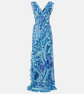 Floral ruffled gown | Etro