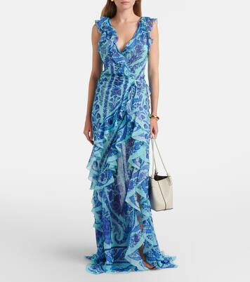 Floral ruffled gown | Etro