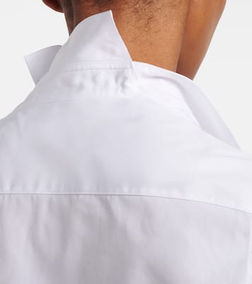 Camisa de popelín de algodón drapeada | Junya Watanabe