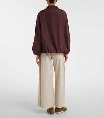 Cotton poplin wide-leg pants | 'S Max Mara