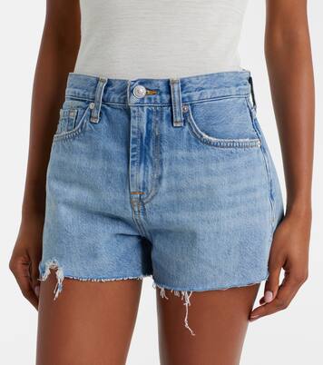 June denim shorts | 7 For All Mankind