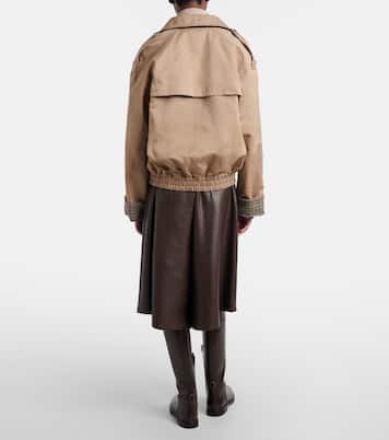 Leather Bermuda shorts | Brunello Cucinelli