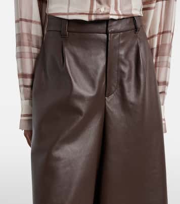 Leather Bermuda shorts | Brunello Cucinelli
