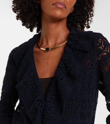 Cotton-blend crochet coat | Dorothee Schumacher