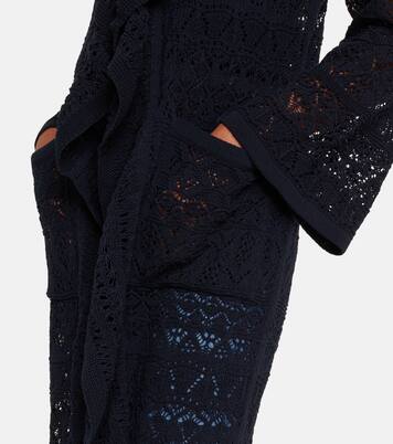 Cotton-blend crochet coat | Dorothee Schumacher