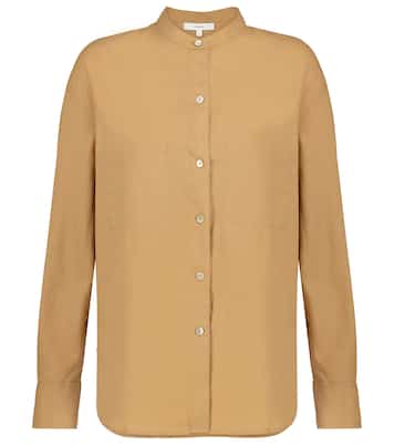 Hemd aus Baumwolle und Seide | Vince