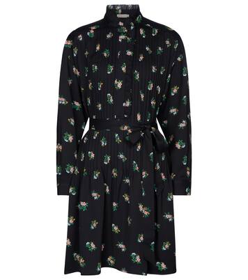 Robe Cora en crêpe à fleurs | Tory Burch