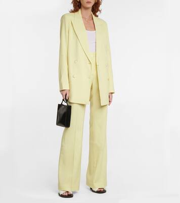 Pantalon évasé Tafira à taille mi-haute | Joseph