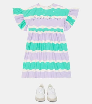 Robe rayée en coton | Bobo Choses