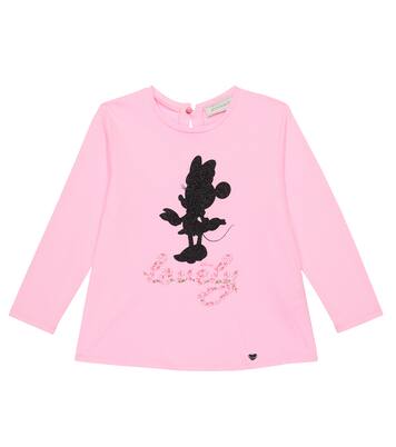 x Disney® embellished jersey T-shirt | Monnalisa