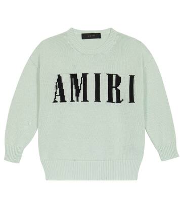 Intarsia-knit cotton and cashmere sweater | Amiri Kids