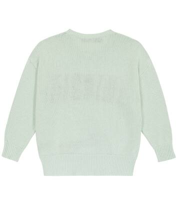 Intarsia-knit cotton and cashmere sweater | Amiri Kids