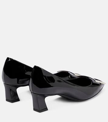 Trompette 45 patent leather pumps | Roger Vivier