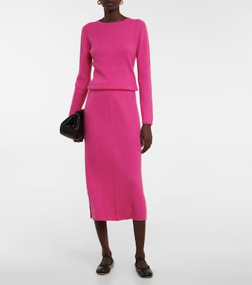 Midirock aus Rippstrick | Jardin des Orangers