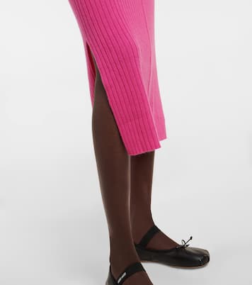 Midirock aus Rippstrick | Jardin des Orangers