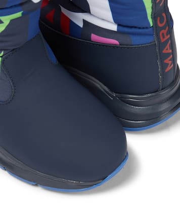 Printed leather snow boots | Marc Jacobs Kids