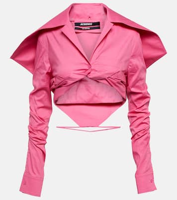 Cropped-Hemd La Chemise Meio aus Baumwolle | Jacquemus