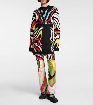 x Fusalp – Pull Marmo intarsia en laine | Pucci