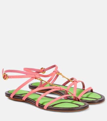 Verzierte Sandalen aus Leder | Jacquemus
