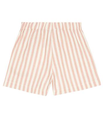 Short Ambra rayé en coton et lin | The New Society