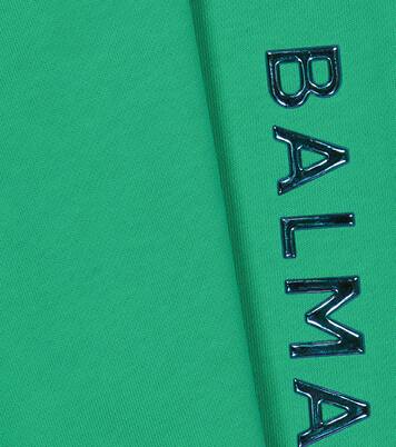 Logo cotton jersey sweatpants | Balmain Kids