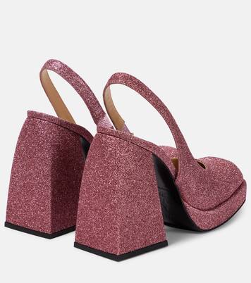 Pumps slingback Bulla Jill con glitter | Nodaleto