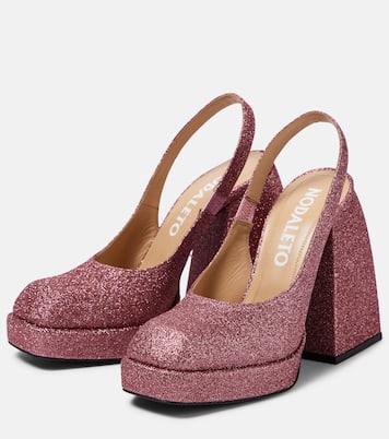 Pumps slingback Bulla Jill con glitter | Nodaleto