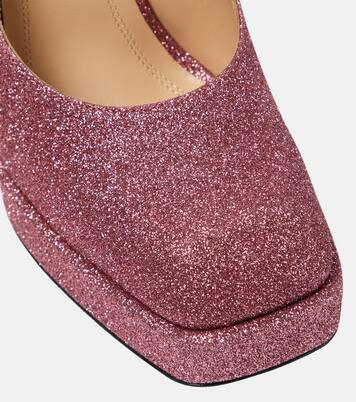 Pumps slingback Bulla Jill con glitter | Nodaleto