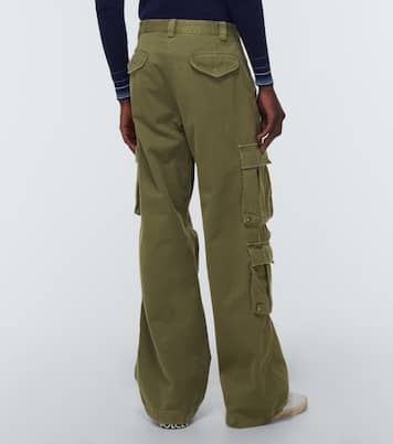 High-rise cotton cargo pants | Dolce&Gabbana