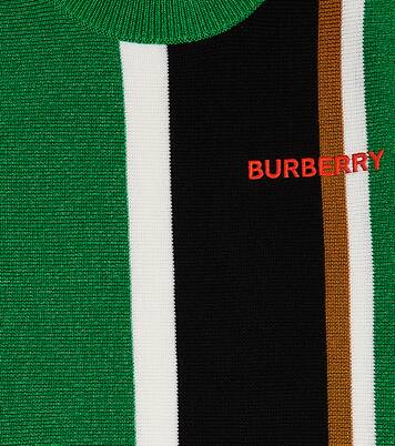Striped wool and cashmere sweater vest | Burberry Kids