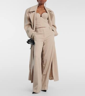 Bustier-Top aus Kaschmir | Magda Butrym