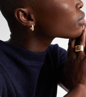 Ohrringe Meryl Small aus 18kt Gelbgold mit Diamanten | Anita Ko