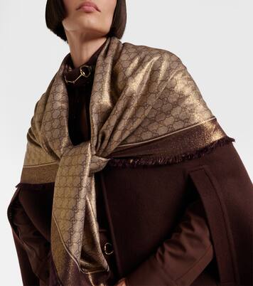 GG jacquard wool scarf | Gucci