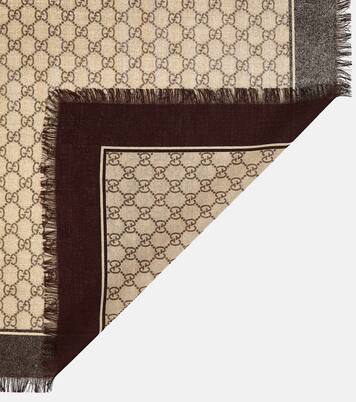 GG jacquard wool scarf | Gucci