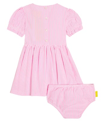 Baby - Abito Funny Flowers in cotone | Off-White Kids