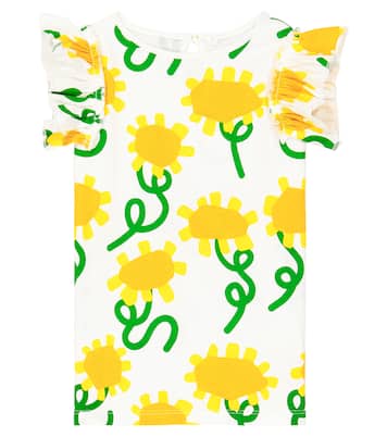 Floral cotton top | Stella McCartney Kids