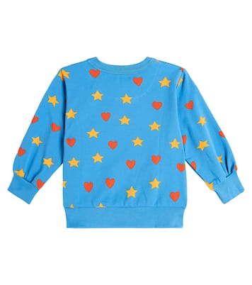 Printed cotton-blend jersey sweatshirt | Tinycottons