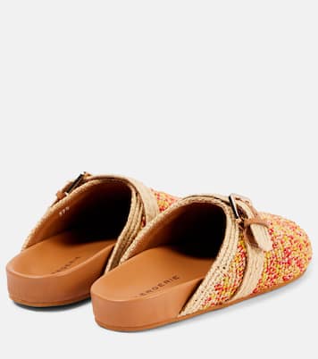 Slippers Quinta aus Raffiabast | Clergerie