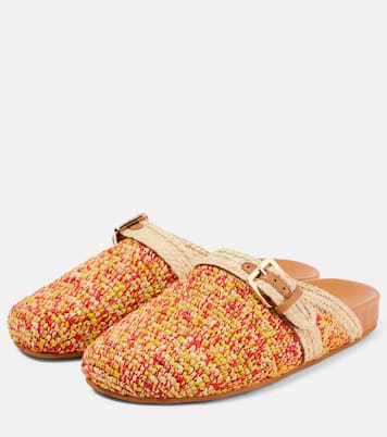 Slippers Quinta aus Raffiabast | Clergerie