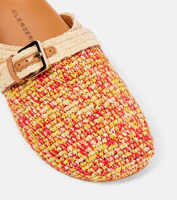 Slippers Quinta aus Raffiabast | Clergerie