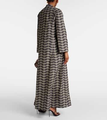 Robe longue en coton imprimé | Dries Van Noten