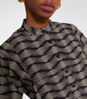 Robe longue en coton imprimé | Dries Van Noten